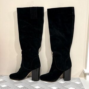 🔥New Michael Kors Black Knee-High Women's Sude Boots🔥